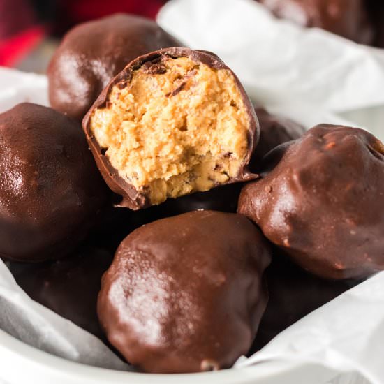 Peanut Butter Rice Krispie Balls
