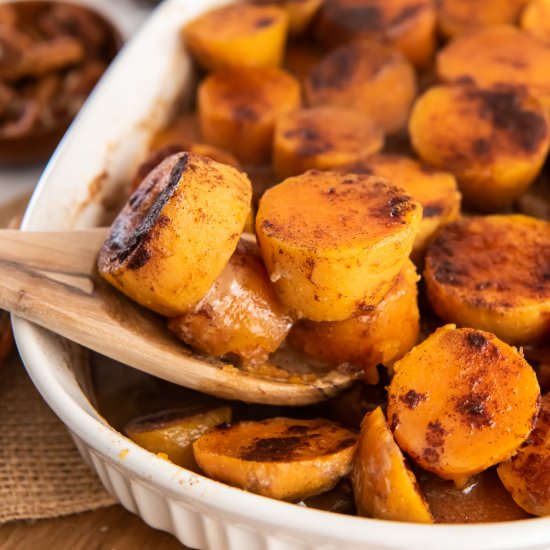 Maple Glazed Sweet Potatoes