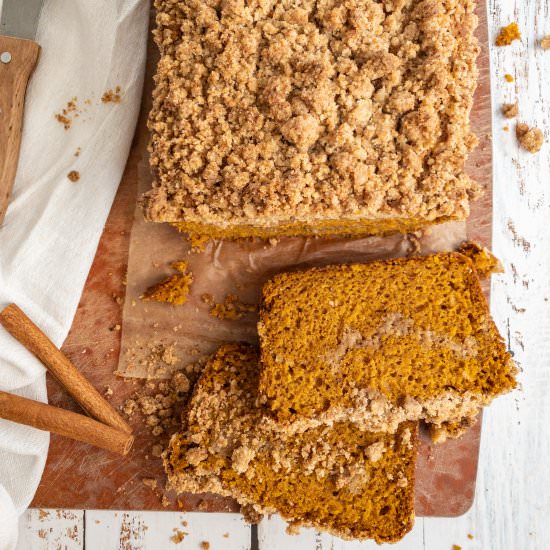 Pumpkin Streusel Bread