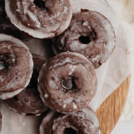 Chocolate Cake Doughnuts