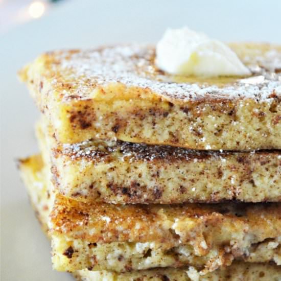 EGGNOG KETO FRENCH TOAST