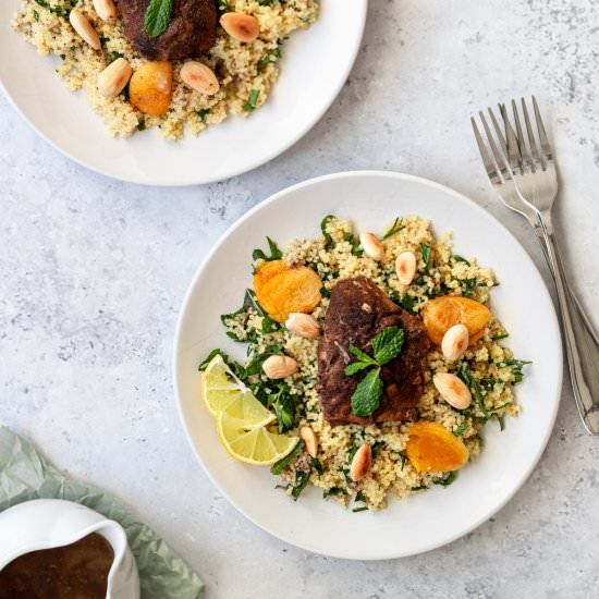 Slow cooker Moroccan lamb