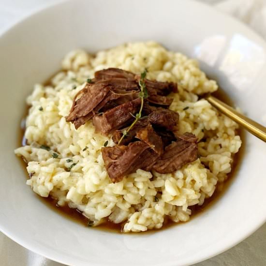 Braised Short Rib Risotto