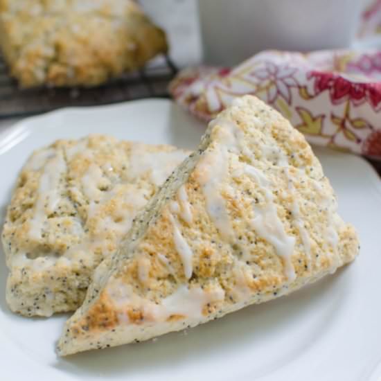 Lemon Poppy Seed Scones
