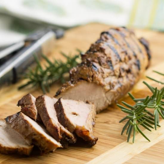Molasses Glazed Pork Tenderloin