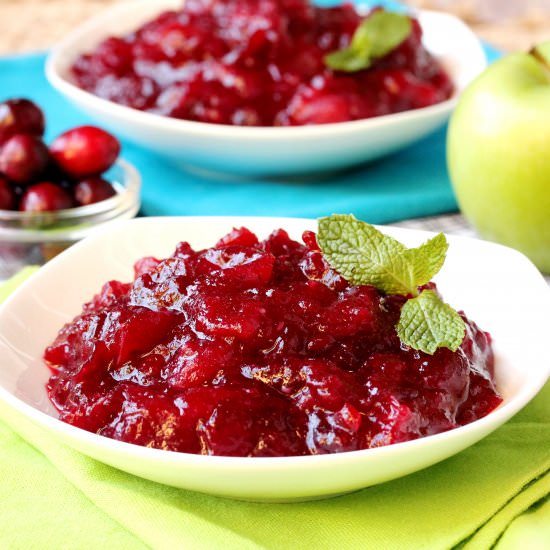 Apple Pie Filling Cranberry Sauce