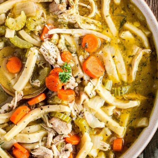 Homemade Chicken Noodle Soup