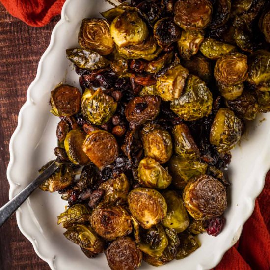 Balsamic Roasted Brussels Sprouts