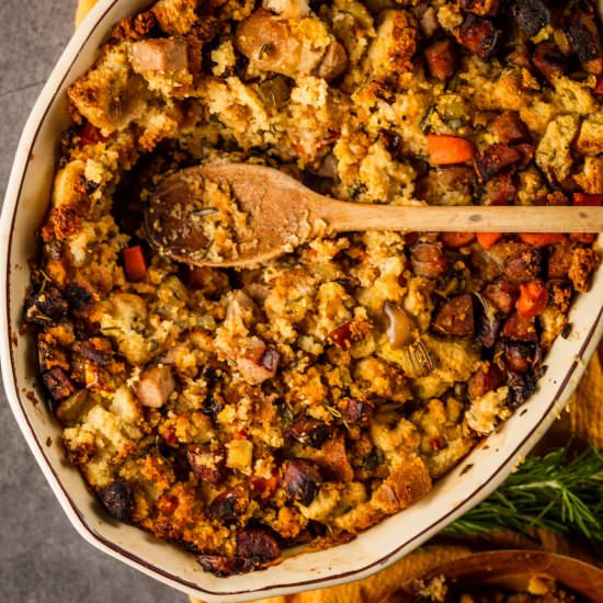 Cornbread Sausage & Apple Stuffing