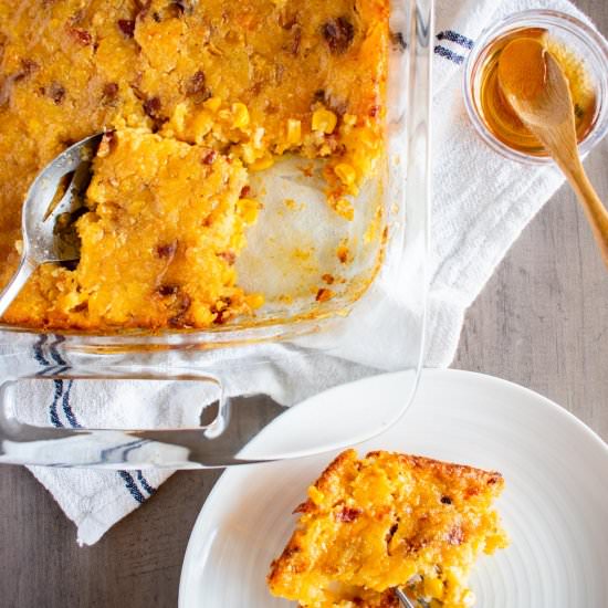Sweet and Spicy Corn Casserole