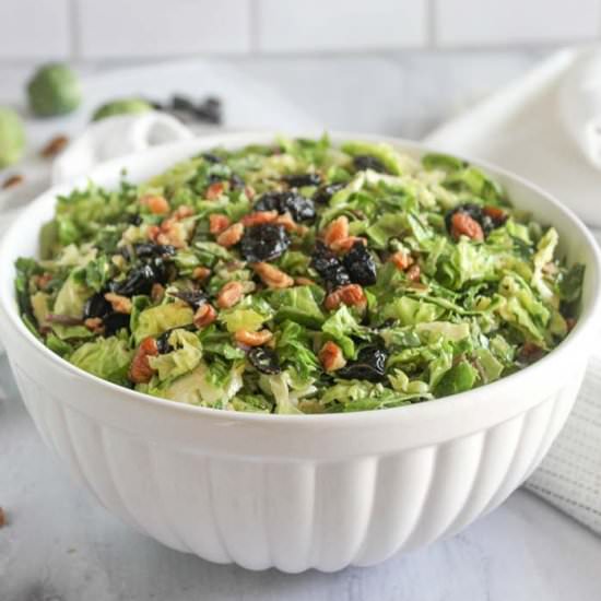 Kale & Brussels Sprouts Salad