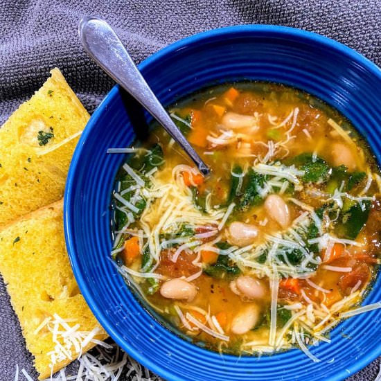Italian Vegetable White Bean Soup