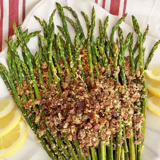 Asparagus with Bacon and Parmesan