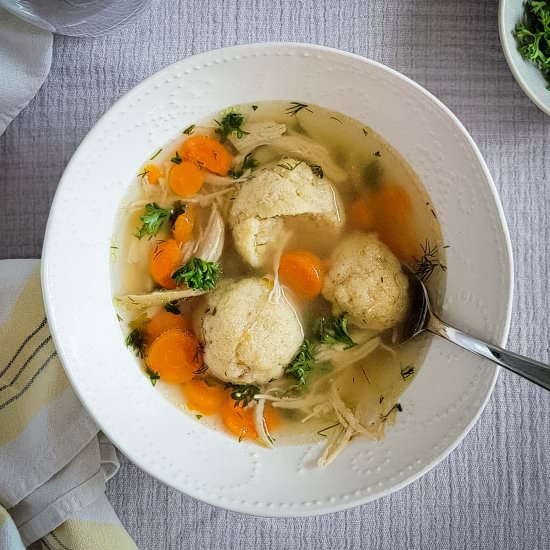 Instant Pot Matzo Ball Soup