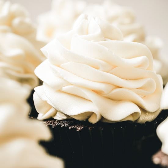 White chocolate Swiss buttercream