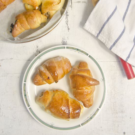 Mini Filled Croissants