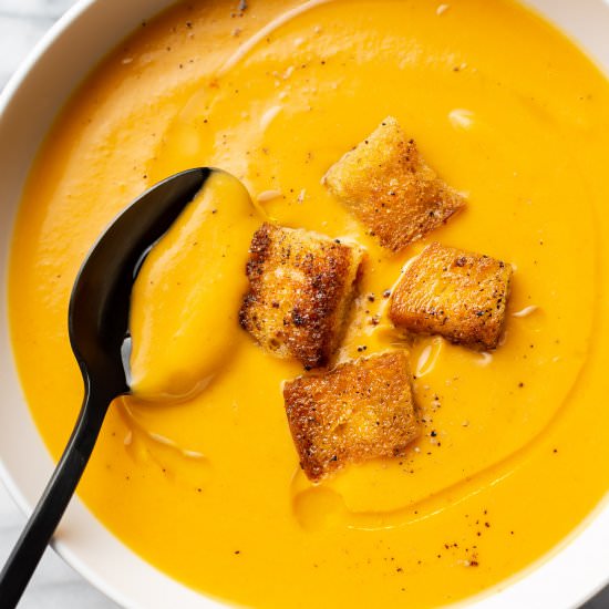 creamy sweet potato soup