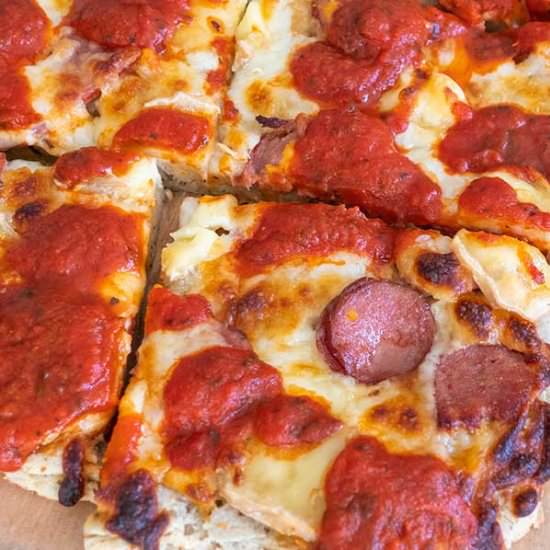 Gluten-Free Detroit Style Pizza
