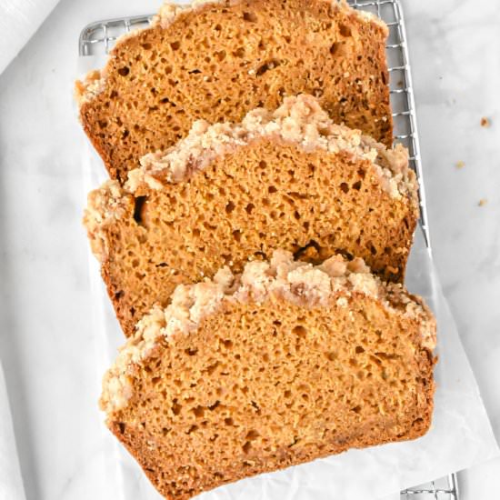 Pumpkin Streusel Bread