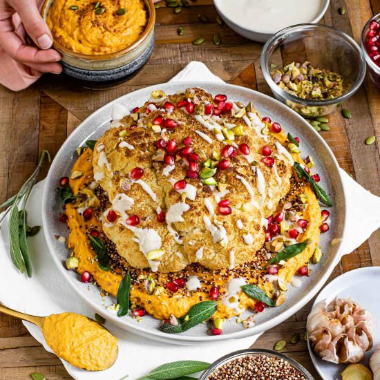 Whole Roasted Cauliflower