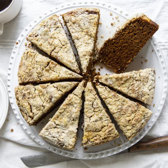 Gingerbread Pumpkin Coffee Cake