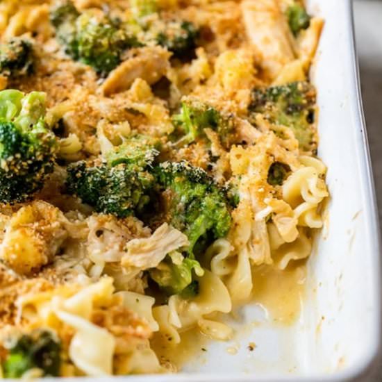 Chicken & Broccoli Noodle Casserole