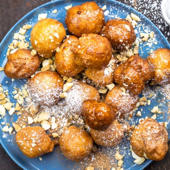 Loukoumades (Greek Donuts w/ Honey)