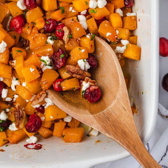 Butternut Squash & Cranberries