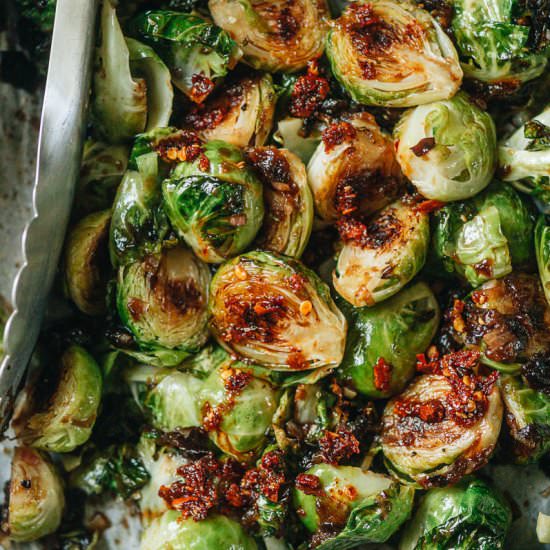 Sweet and Sour Brussels Sprouts