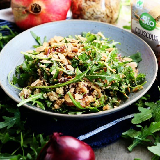 Couscous Salad with Almonds and Ra