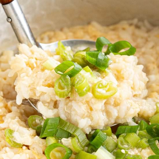 10 Min Japanese Rice Soup