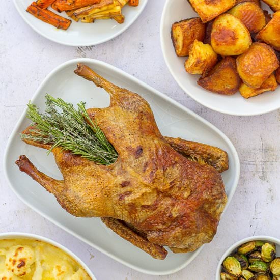 Easy Peasy Roast Duck & Duck Gravy