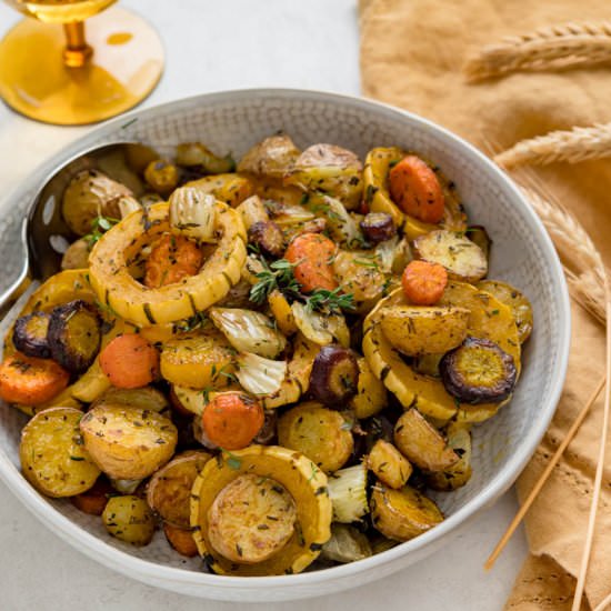 Oven Roasted Root Vegetables