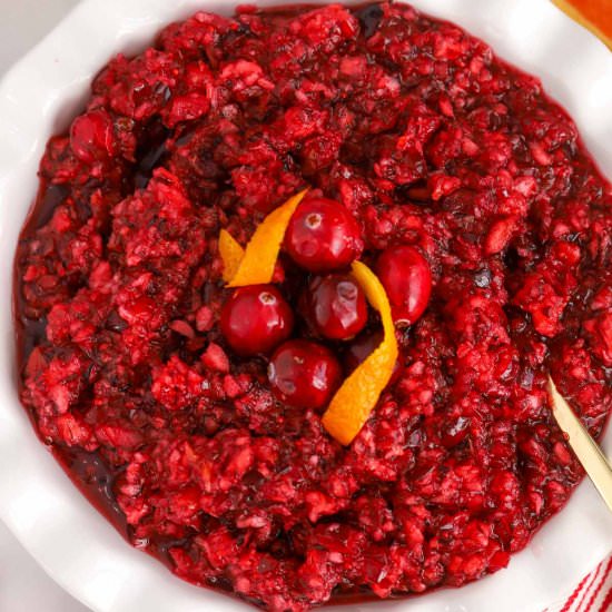 Cranberry Orange Relish