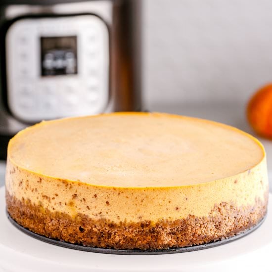 Instant Pot Pumpkin Cheesecake