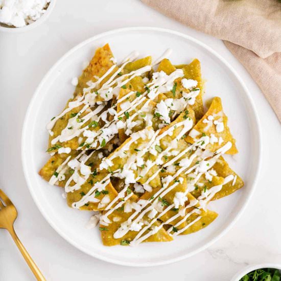Green Chilaquiles
