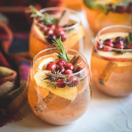 Sparkling Apple Cider Sangria