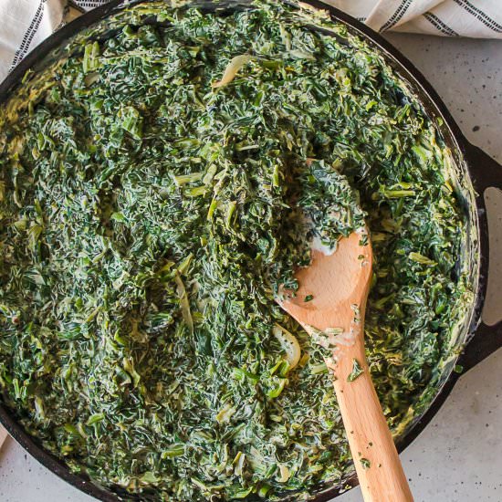 Creamed Spinach