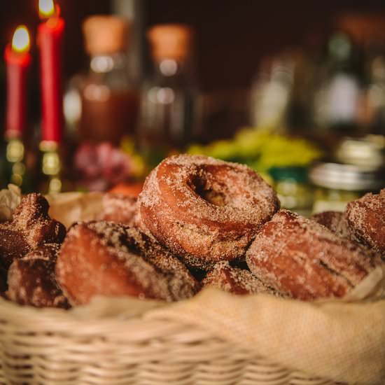 Whole-Wheat Apple Cider Doughnuts