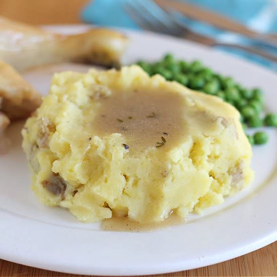 No Milk Mashed Potatoes
