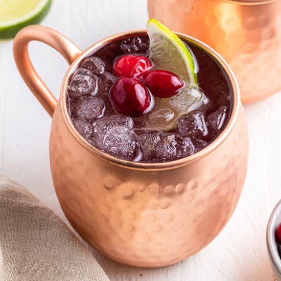 Cranberry Moscow Mule