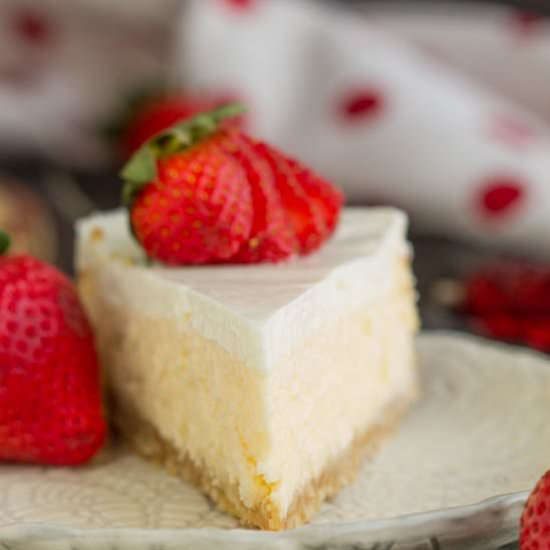 Bourbon Eggnog Cheesecake