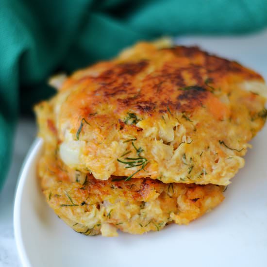 Sweet Potato and Dill Tuna Patties