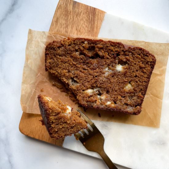 Healthy Gingerbread Loaf Cake