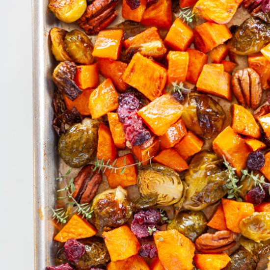 Brussels Sprouts & Sweet Potatoes