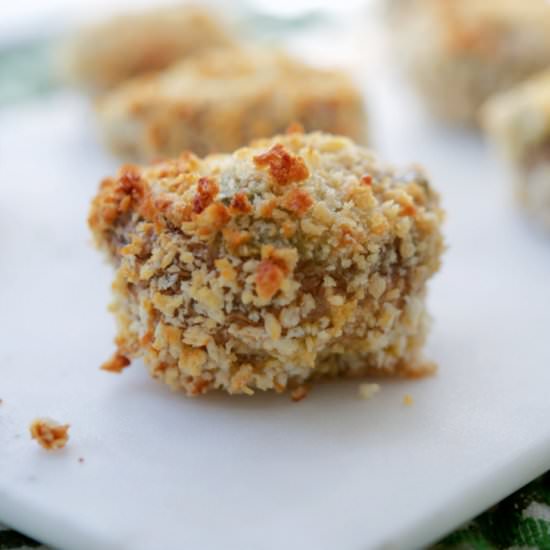 Spinach Artichoke Stuffed Mushrooms
