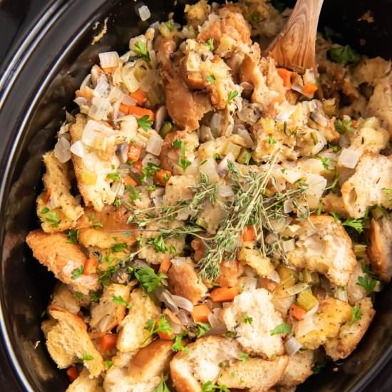 Crock Pot Stuffing