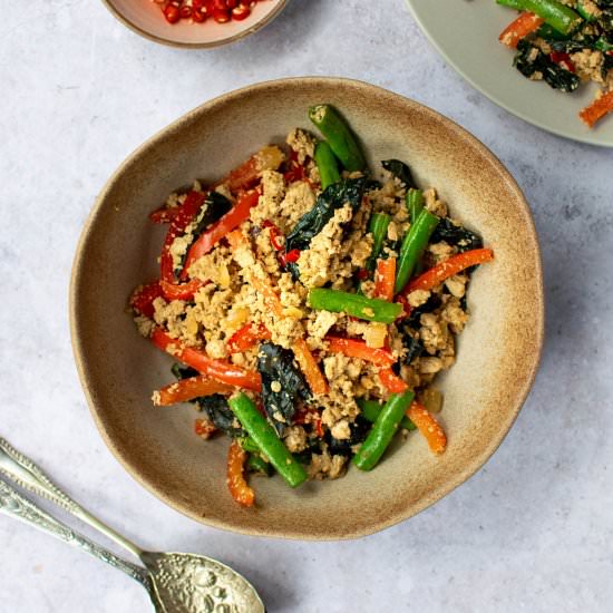 Thai Basil Tofu in 15 Minutes