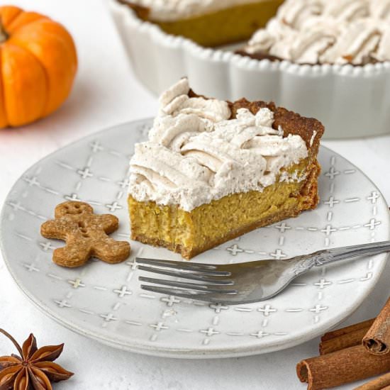 Gingerbread Pumpkin Pie