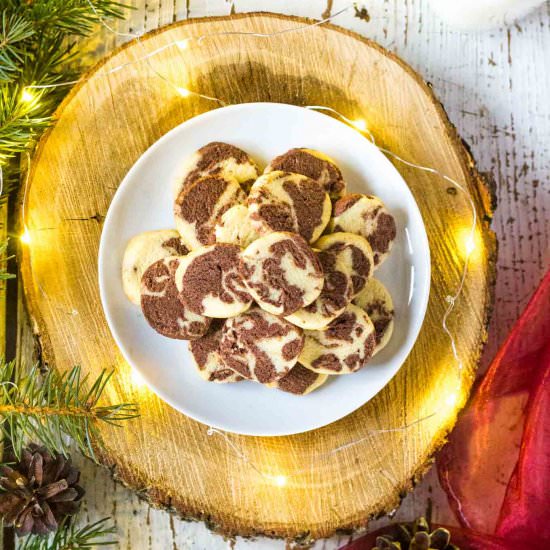 Marble Vanilla Cocoa Cookies
